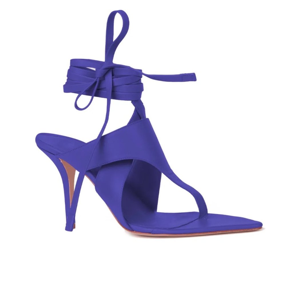 Silvia Tcherassi Purple Heels